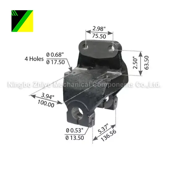 ڈکٹائل آئرن لوسٹ فوم انویسٹمنٹ کاسٹنگ ہینگر فرنٹ